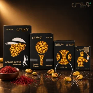 قیمت و خرید پسته اکبری شور زعفرانی | کارتنی نوبیلیس